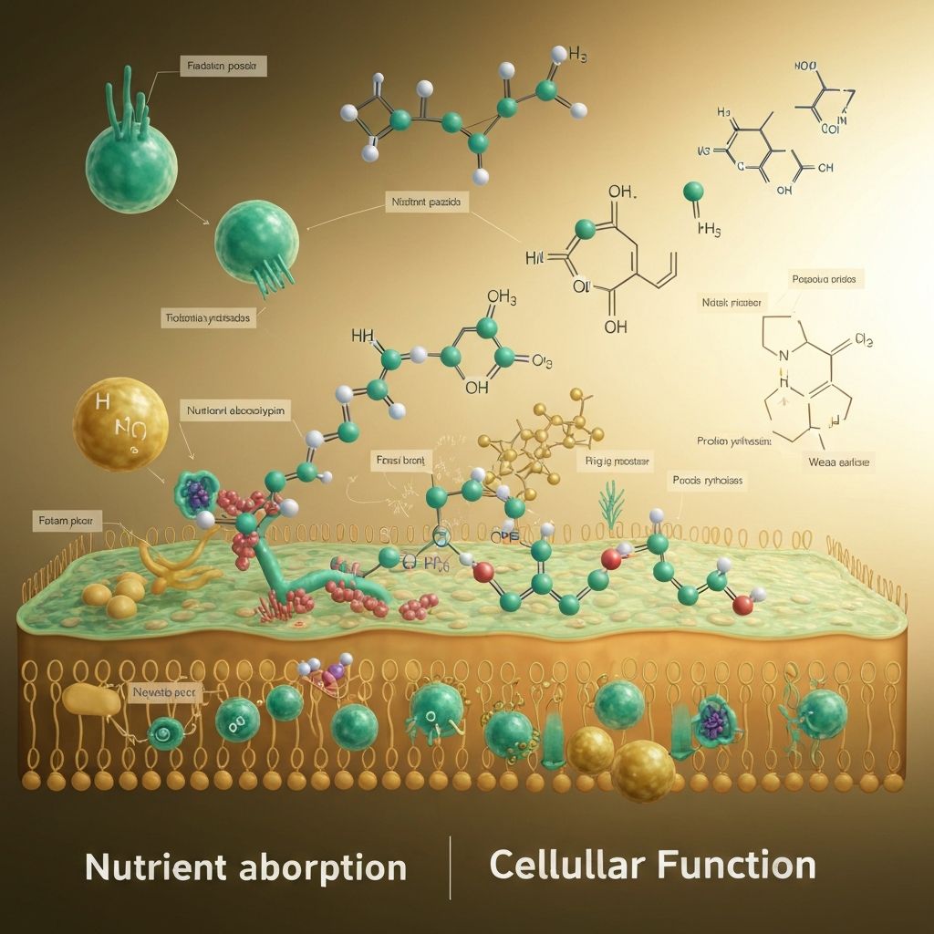 Essential nutrient roles in cellular function